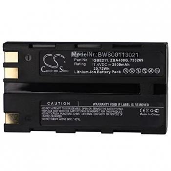 Batteria VHBW 2800 mAh 7,4 V compatibile Geomax Stonex R6 e Zenith 10