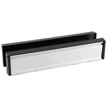 300mm White UPVC Timber Sleeve Letter Plate Draught Excluder