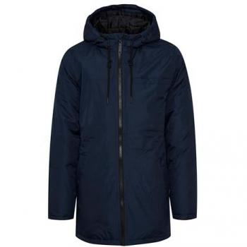 Parka corta con capucha azul marino Blend Regular Fit para hombre