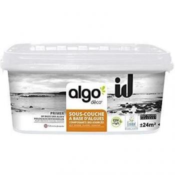 Peinture Biosourcée Décorative Élégant Algo Bleu Nuit Finition Mat 2L (Sous-Couche)