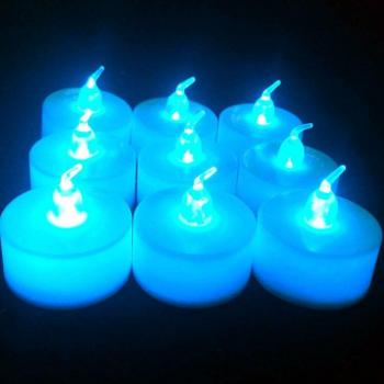 Flameless Tea Light Candles - Battery Operated (1/5PCS)