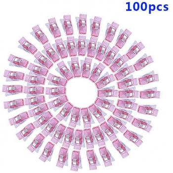 Clips de couture multifonctionnels en plastique, 100 pièces