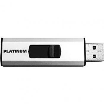 Silberner Platinum‑Flash 8 GB – USB 3.0 Speicherstick für den Schlüsselbund