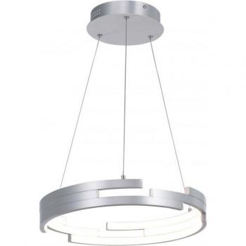 Lámpara colgante LED Velar en plata oxidada