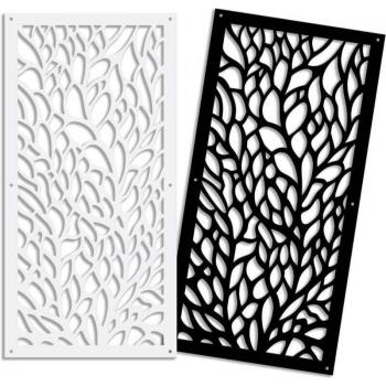 Toldo Codium 47x94 cm Blanco con Paneles de PVC Perforado