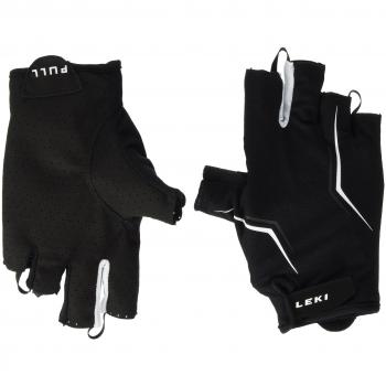 LEKI Multi Lite Short Handschuhe – Erwachsene, schwarz/weiss, 7.0