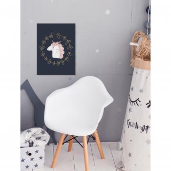 Queence Leinwandbild »Einhornzauber«, Magische Kunst für Kinderzimmer, Hochwertige Leinwand, Handarbeit