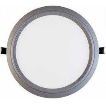 Plafón LED Empotrable 15W Gris Ø22 cm