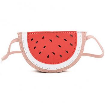 Mini sac à main PU cuir fruit en forme de pastèque