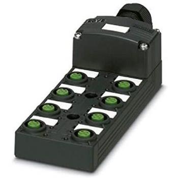 Phoenix Contact Caja de distribución pasiva M12, 8 puertos