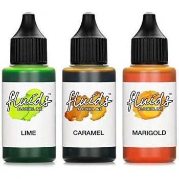 Fluid Art Alkoholtinte - Octopus Fluids 3x 30ml Set