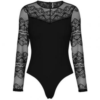 Body maniche lunghe sinna black XL
