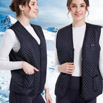 Chaqueta inteligente térmica con carga USB para actividades al aire libre
