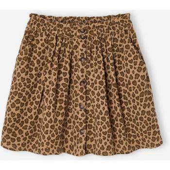 Falda beige de gasa de algodón para niña VERTBAUDET
