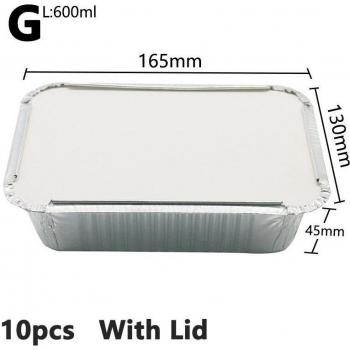 BBQ Aluminium Folie Pfanne – 10er Pack