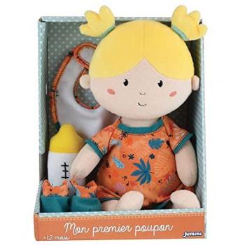 Poupée en peluche Jemini Mon Premier Poupon avec 4 accessoires