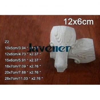 Z2 Décalcomanie Artisanale – Bois Sculpté 12x6