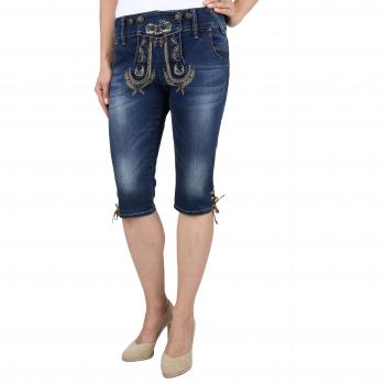 Marjo Damen Trachtenjeans 38 mit Stickkunst