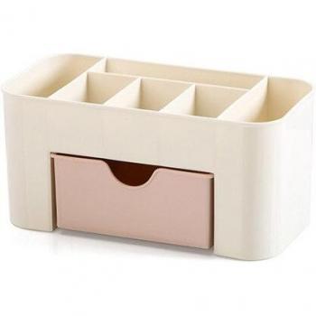 Caja de Almacenamiento de Maquillaje Azul