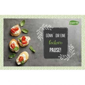 Leckere Pause mit Kräuterdips