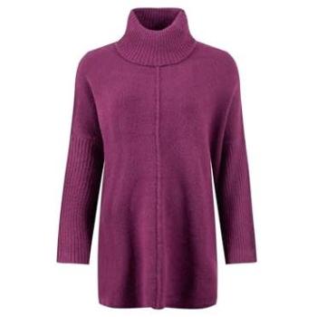 Pull‑tunique violette « Weird Fish » à col roulé – Carolyn