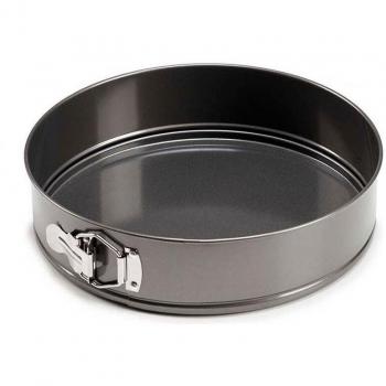 KINVARA Küchenorganizer-Set, Kuchenspringform Dunkelgrau Metall Kohlenstoffstahl 28 x 6,5 x 28,5 cm