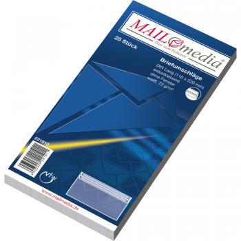 Elepa Briefumschlag Couvert ohne Fenster (Spezial), 25 x 75 g/m², weiß