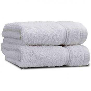 Catherine Lansfield Unisex White Zero Twist Face Towels