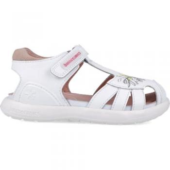 Sandalias Biomecanics 252232 - Modelo Flores Blancas
