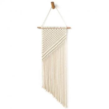 Handmade Nordic Tapestry with Tassels