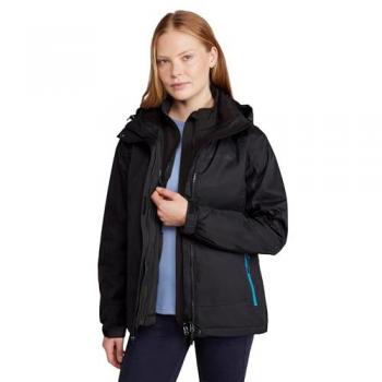 Mountain Warehouse Bracken Extreme 3‑in‑1 Wasserdichte Damenjacke – Schwarz