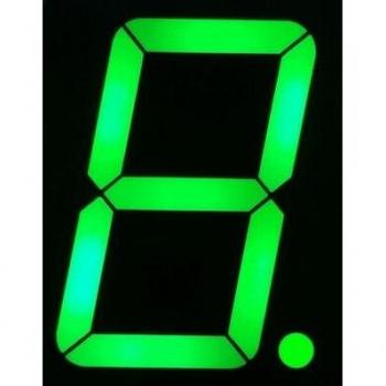 5PCS x 1.8 inches RGB Single Digit LED Display Module