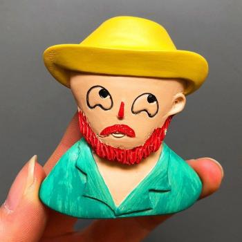 Aimant décoratif Van Gogh