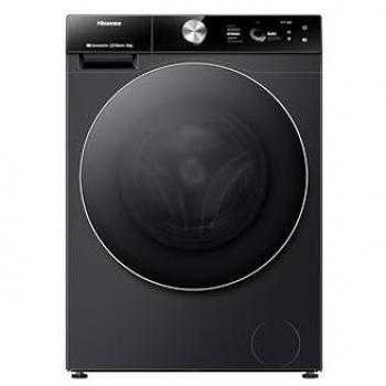 Hisense 7S Series WiFi-Enabled 12kg Front Load Washing Machine with 1400 RPM - Black - A Rated