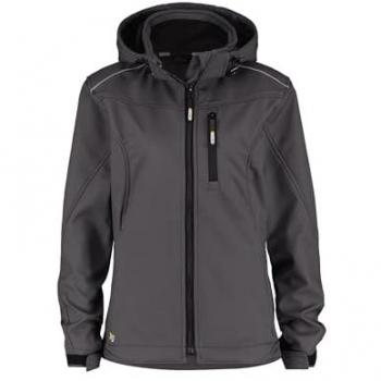 Dassy Tavira Women Softshell-Jacke, Zementgrau, Größe M