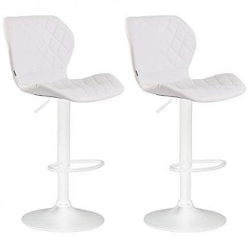 Tabouret Bar Cork Duo – Blanc Similicuir