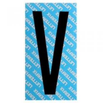 LETTERA ADESIVA NERO SERIE T V LETTERFIX (Pz 20)