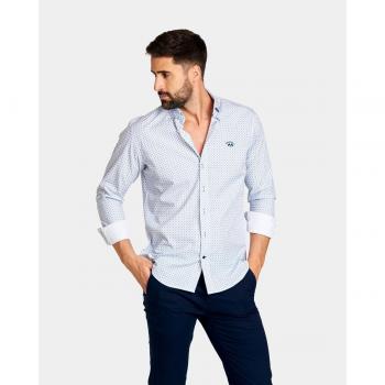 Camisa de Hombre Slim con Estampado Fantasía Multicolor