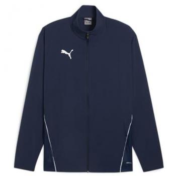 PUMA TeamGoal Chaqueta de Rendimiento Azul Oscuro / Blanco
