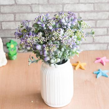 Green Artificial Berry Flowers Bouquet