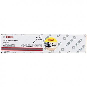 Disco abrasivo Bosch M480 Net 150mm Grana P220 Confezione da 50 Pezzi