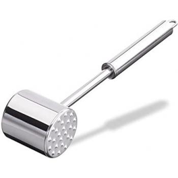 Relaxdays Premium 28 cm Double‑Sided Stainless Steel Tenderizer Duo