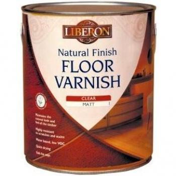 Liberon Natural Finish Floor Varnish 2.5l Clear Matt