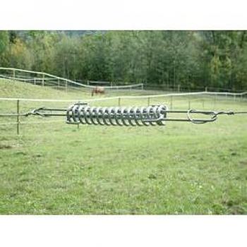 Muelle de Igualación de Temperatura para Cercas Eléctricas - 435 mm, Ø 43 mm, Acero Inoxidable