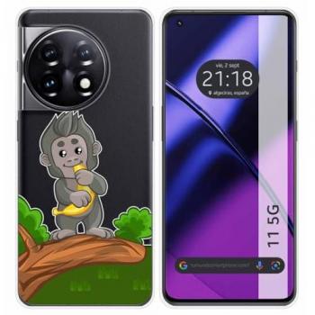 Funda Silicona Transparente Oneplus 11 5G Mono