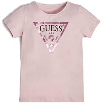 T-shirt da bambina Guess Core Rosa