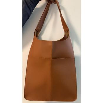 Fourre‑tout ample en cuir de Cognac