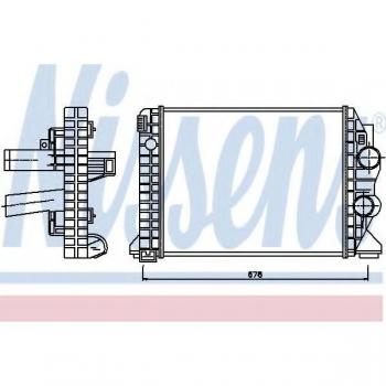 Intercooler NISSENS 97033