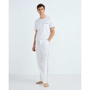 Emidio Tucci Pijama hombre camiseta con pantalón tejido