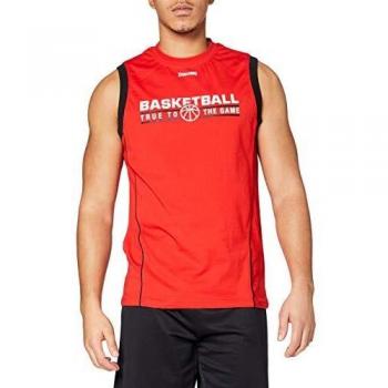 Top Deportivo Unisex Spalding Team 3XL Rojo y Negro